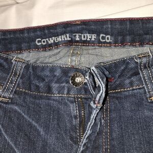 Cowgirl Tuff Women's Blue Jeans Sz 35x33